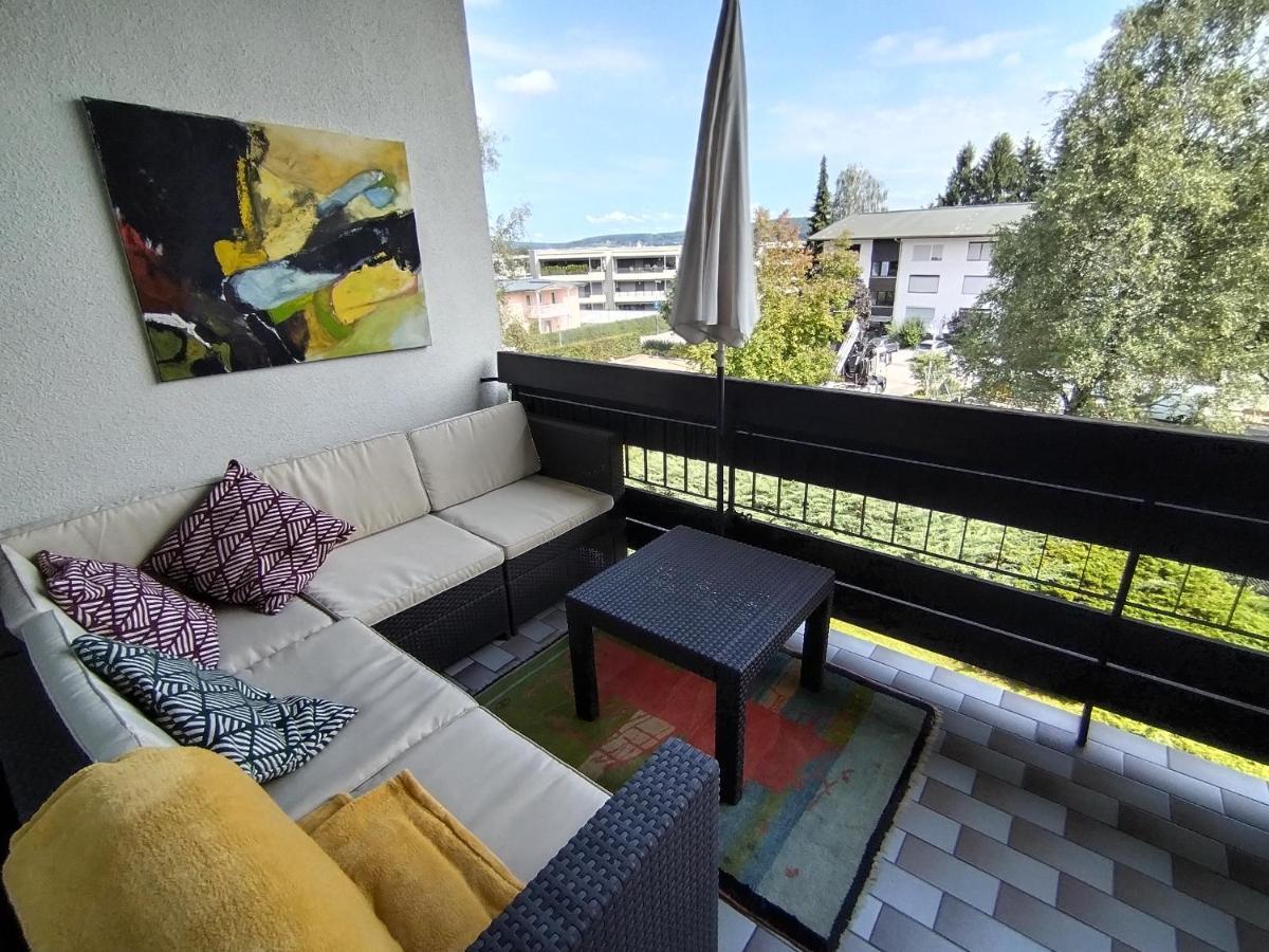 Apartamento Waldeslust Warmbad Mit Balkon Und Privatem Parkplatz Villach Exterior foto